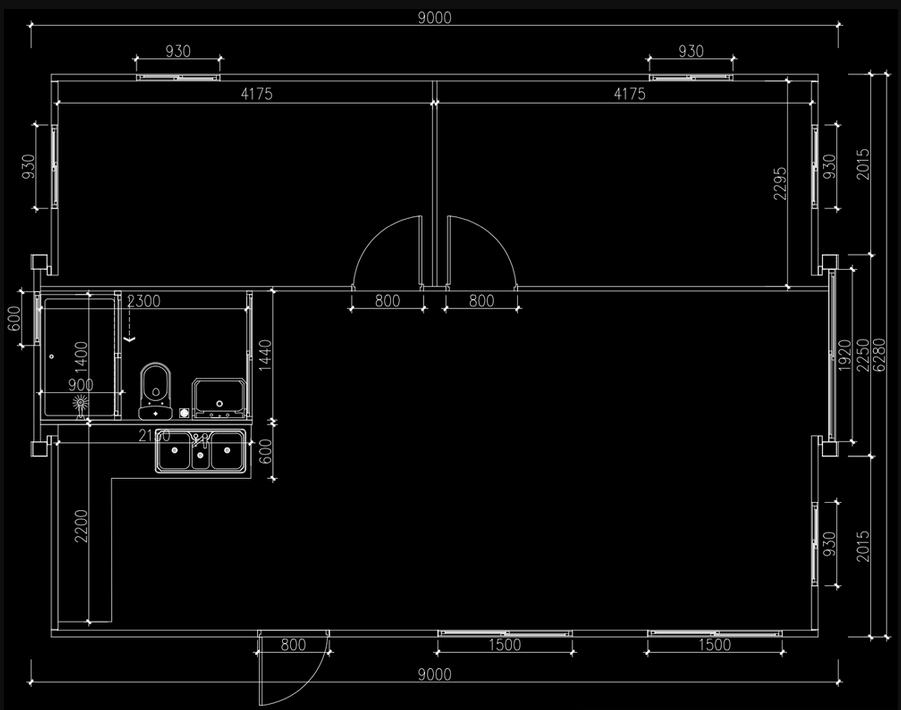 Almodda 30ft Expandable House