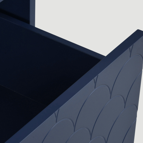 Navy Blue 3-Drawer Dresser