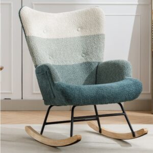 Modern Upholstered Rocking Chair